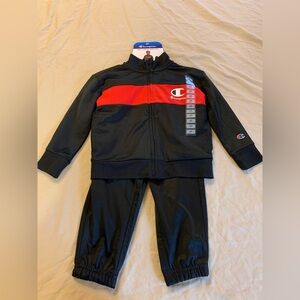 Champion boy’s NWOT size 2T track jacket set